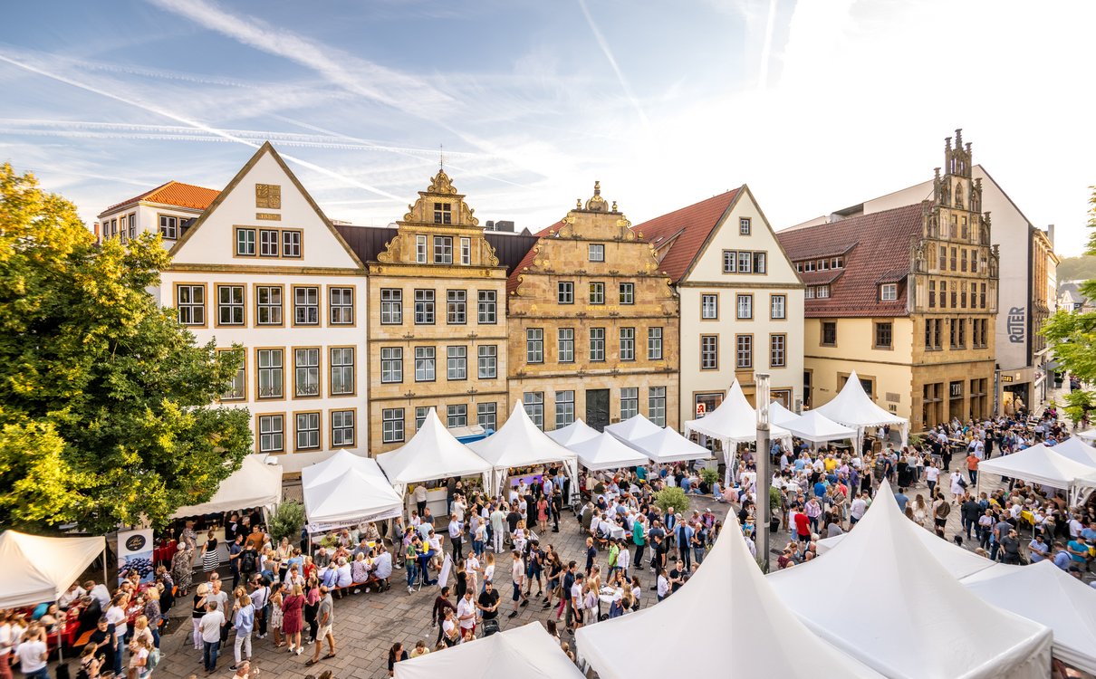 Weinmarkt, Teutoburger Wald © Bielefeld Marketing GmbH, Foto: D. Ketz